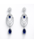 Noor Sapphire Drop Earrings Allure Design
