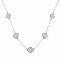 Elegant Four-Leaf Flower Necklace Allure Design
