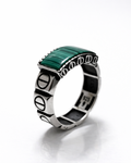 Verdant Crest Men’s Ring Allure Design