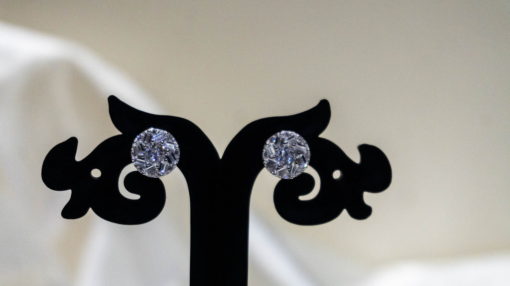 2-in-1 Diamond &amp; Pearl Earrings