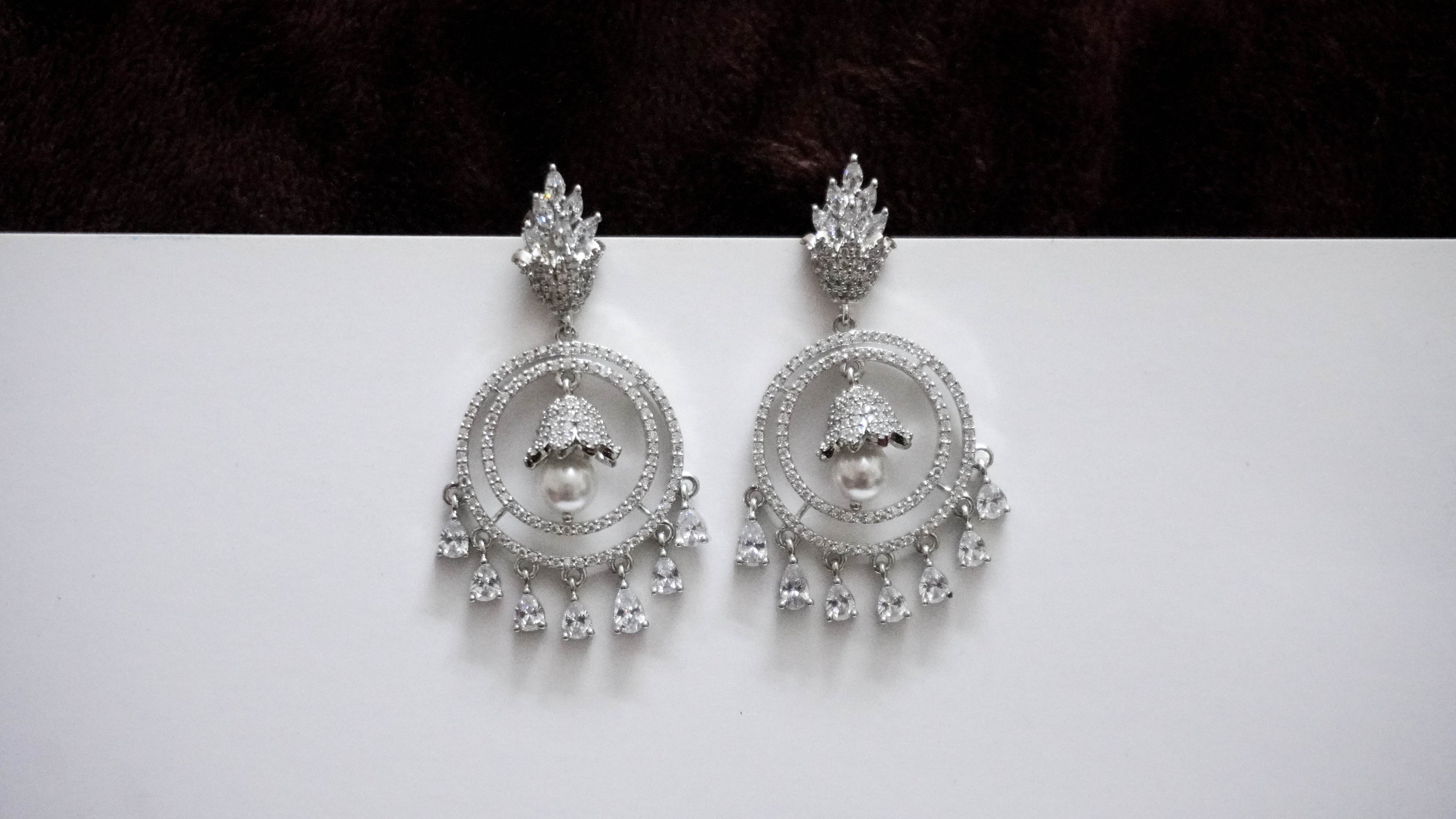Chandrika Pearl Earrings Allure Design