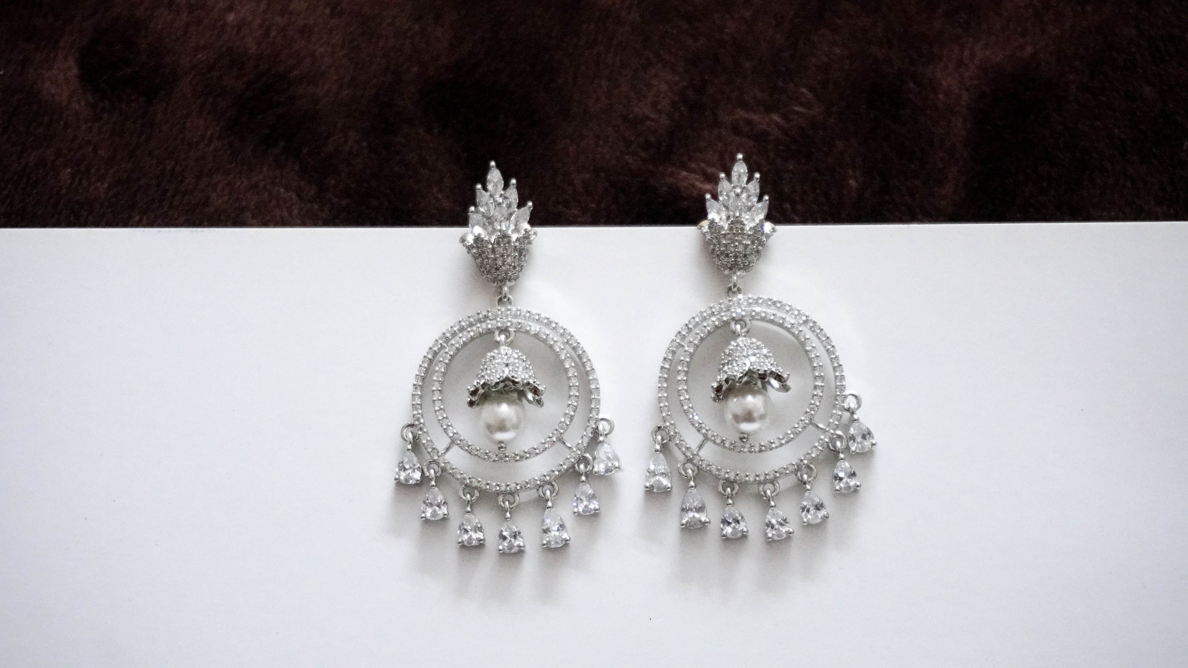 Chandrika Pearl Earrings Allure Design