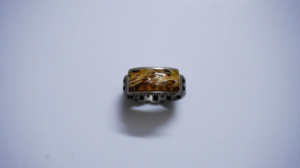 Verdant Crest Men’s Ring Allure Design